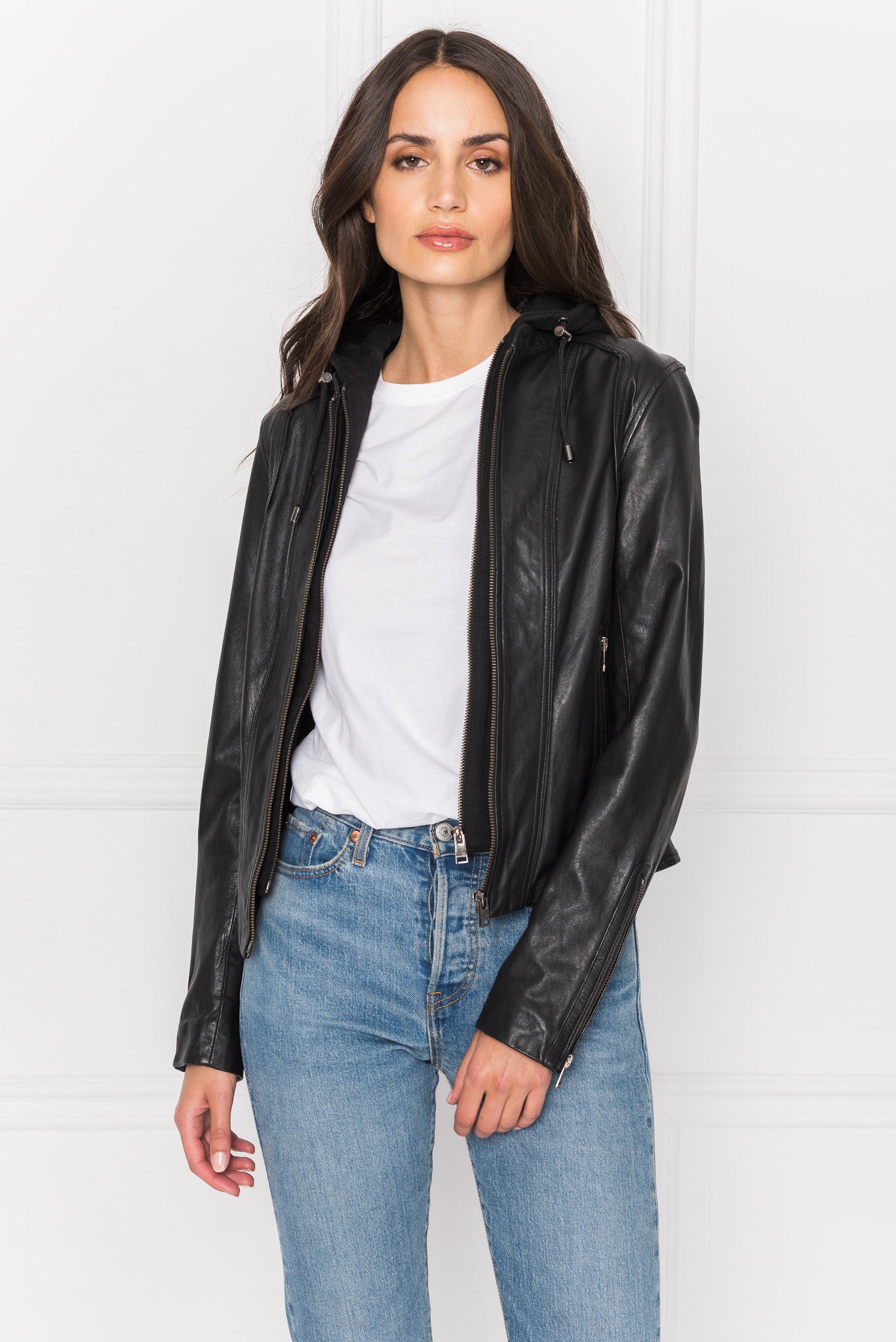 ARLETTE  Leather Biker Jacket – LAMARQUE