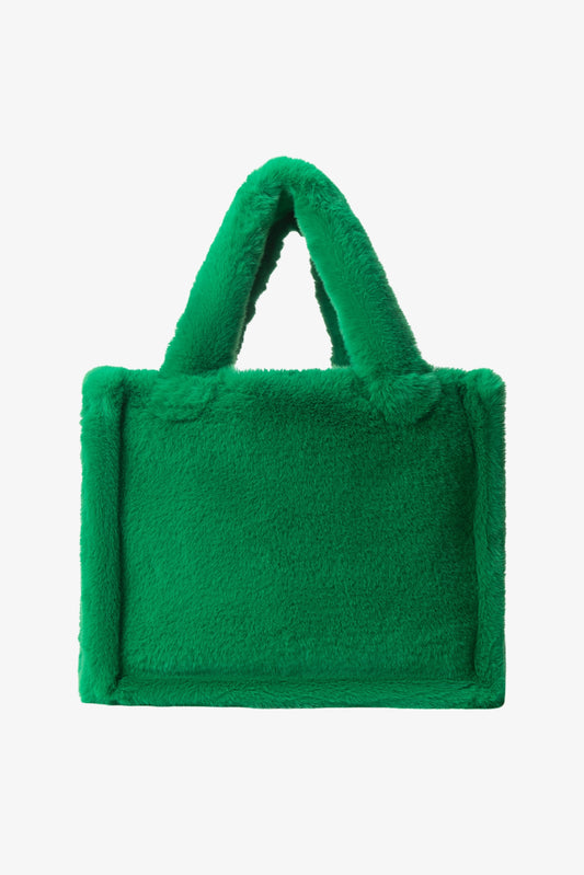 JADE | Faux Fur Tote Bag