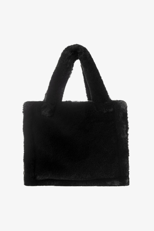 JADE | Faux Fur Tote Bag