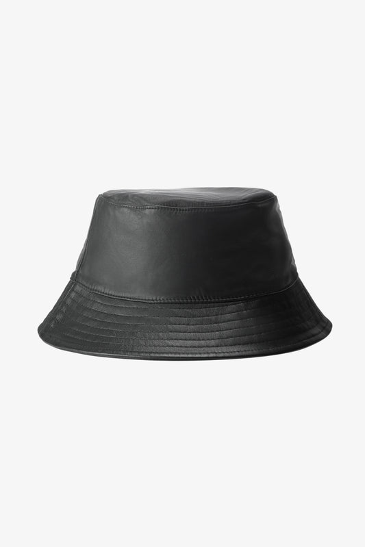 JEANNE LEATHER BUCKET HAT