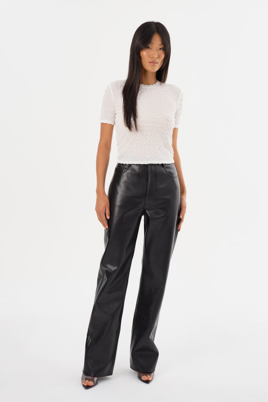 DEMORA | Pantalon en Cuir Recyclé