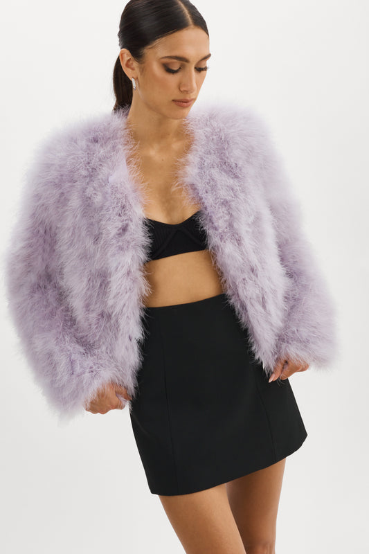 DEORA | Veste en plumes 