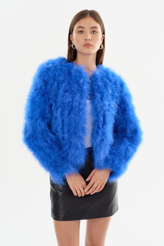 DEORA | Veste en plumes 