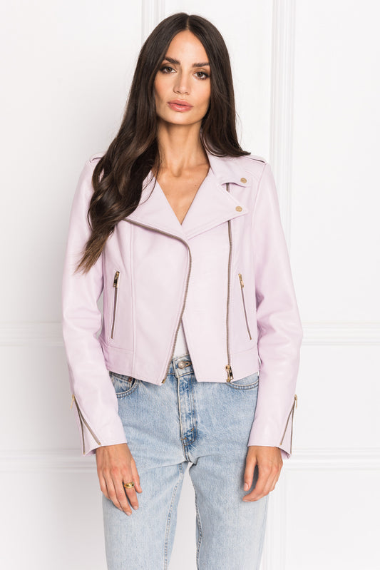 DONNA OR | Veste moto signature en cuir