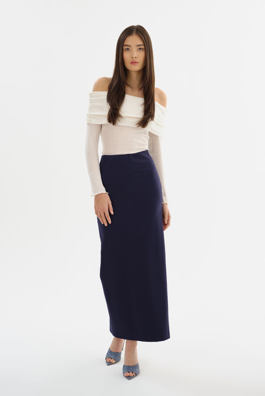 HELLANDA | Knit Maxi Skirt