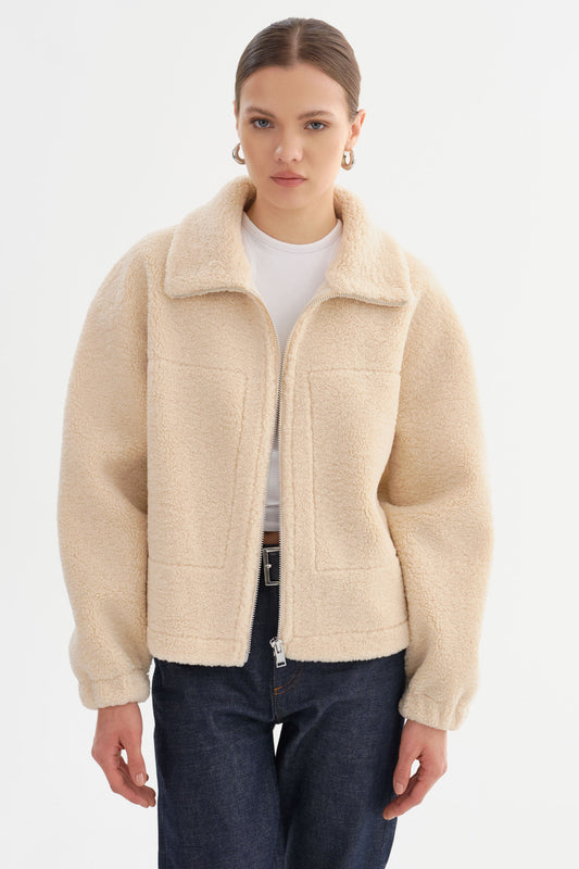 JAYNA | Veste en sherpa