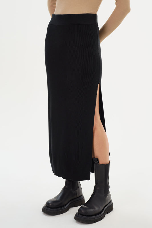 JILLIAN | Knit Midi Skirt