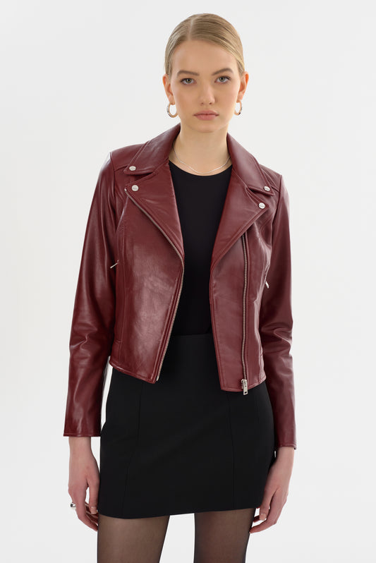 KELSEY | Veste de Motard en Cuir