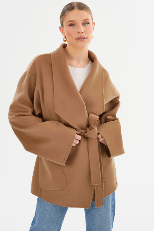 MEKIA | Manteau en Laine Double Face