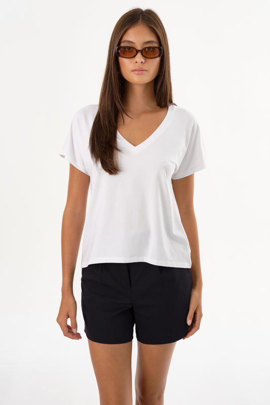 NEREA | Jersey V Neck Tee