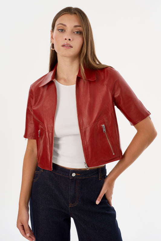 SEVANA | Reversible Leather Jacket