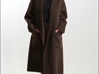 THARA | Shawl Collar Wool Coat