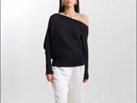 LORRAINE | Knit Off Shoulder Top