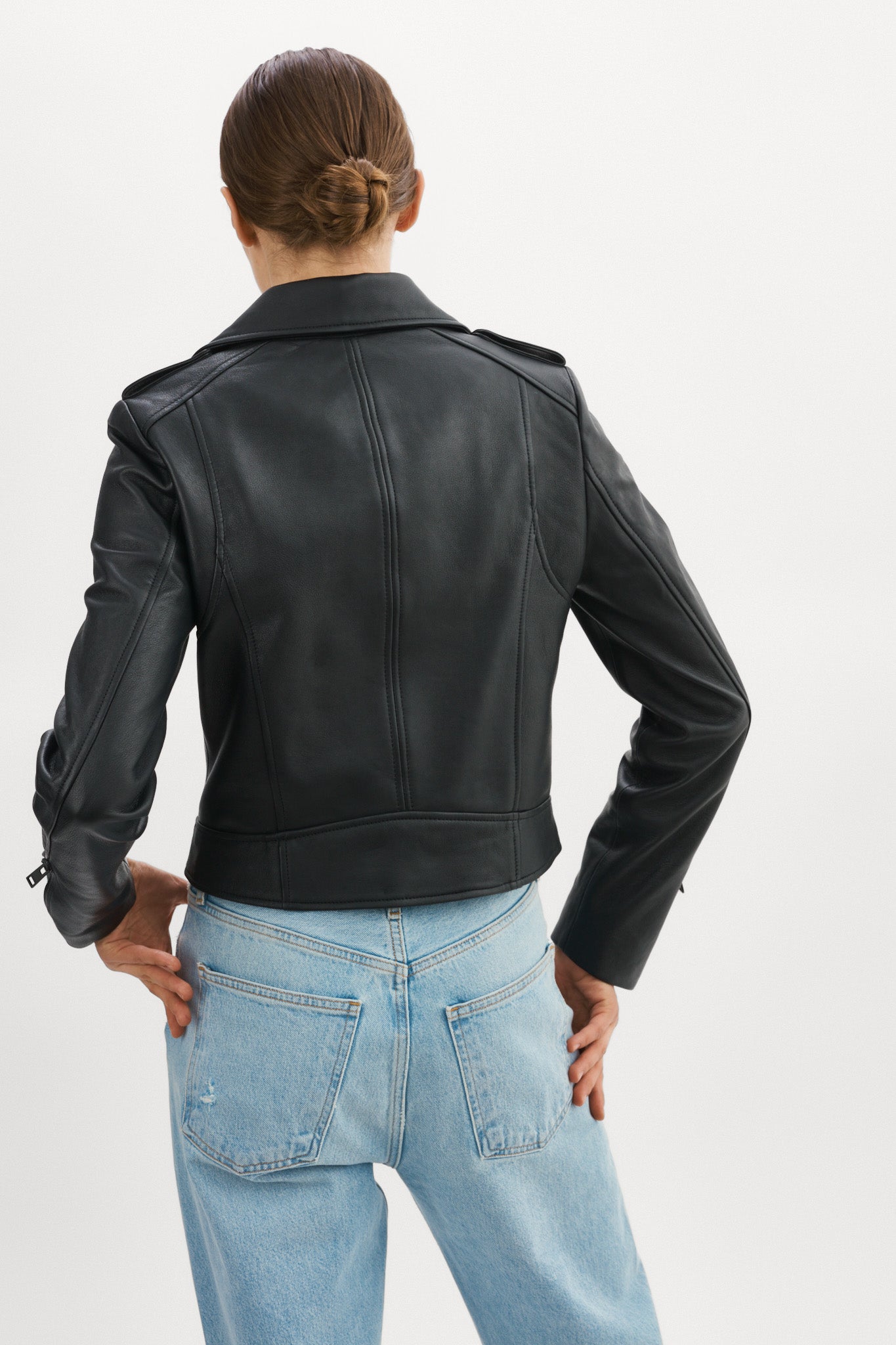 DONNA | Iconic Leather Biker Jacket – LAMARQUE
