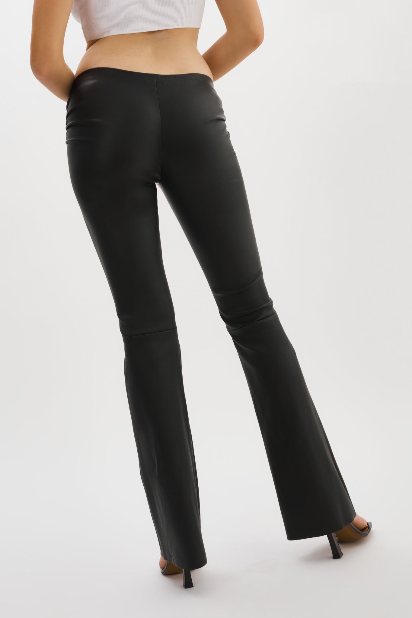 Leather Low Rise Pants - Leather Pants